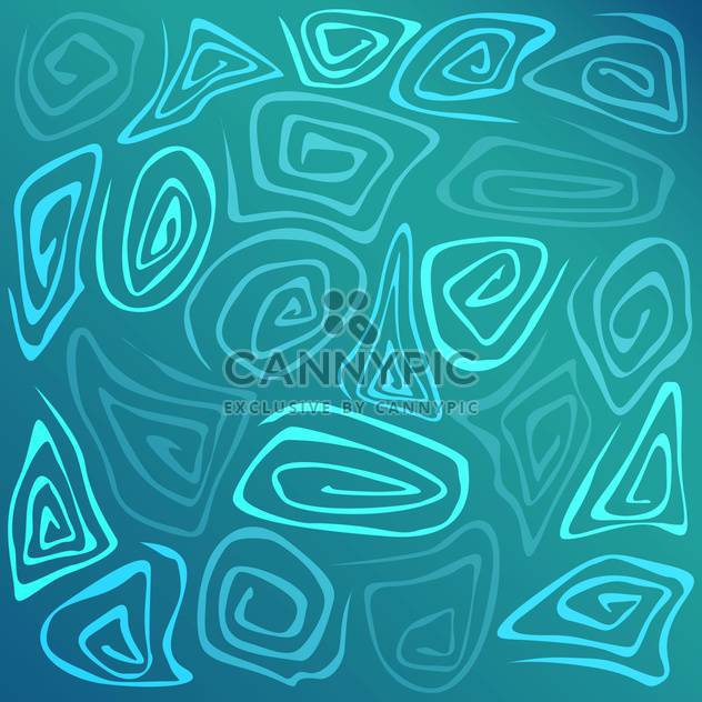 Vector illustration of abstract blue background with geometric pattern - vector gratuit #125883 