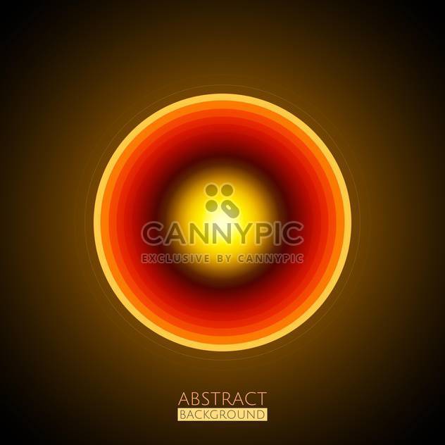 Vector illustration of abstract glowing round circle background - Free vector #126163