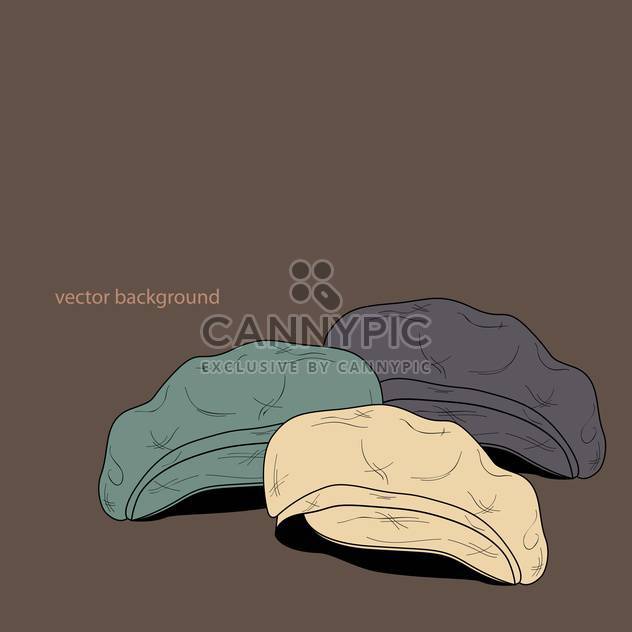 Vector background with fashion male hats - Kostenloses vector #127363