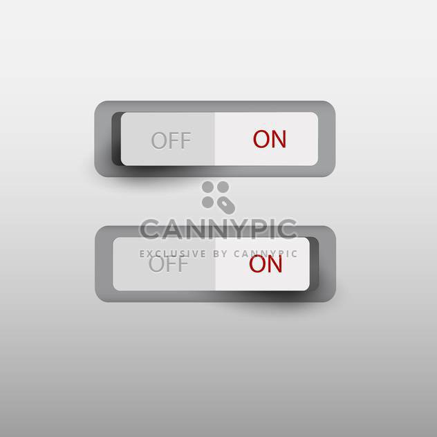 on and off switch button - Kostenloses vector #130503