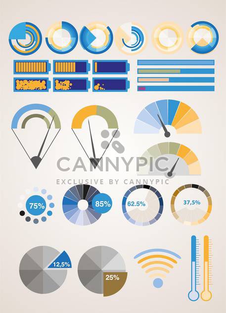 Vector infographic elements illustration - Kostenloses vector #131733
