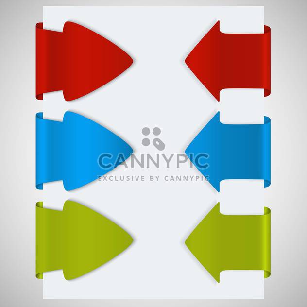 paper background with arrows illustration - Free vector #132623