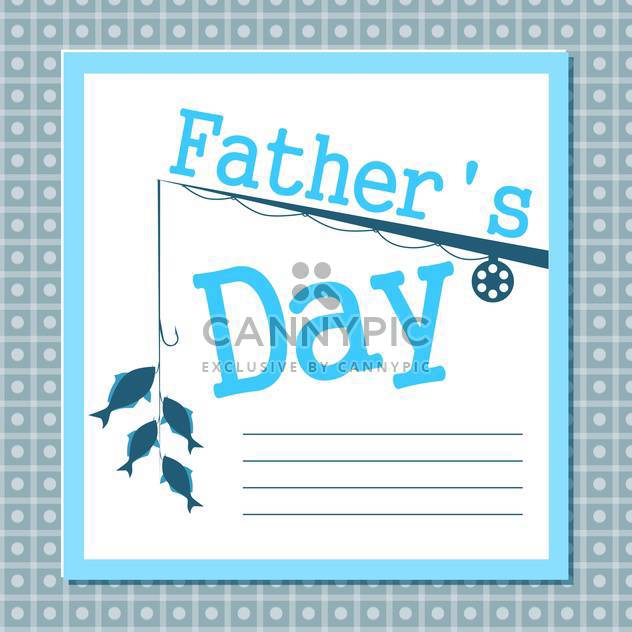 father's day card background - vector gratuit #134003 