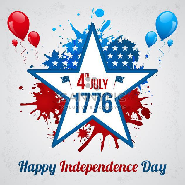 american independence day background - vector gratuit #134043 