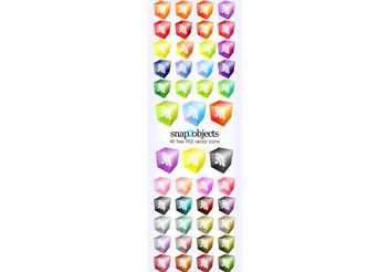 40 Vector Translucent 3D Look RSS Icons - Free vector #139193