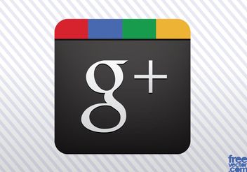 Google Plus Vector Icon - vector gratuit #140003 