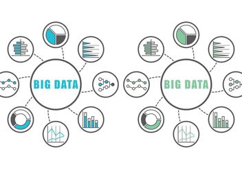 Big Data Infographics - vector gratuit #140863 