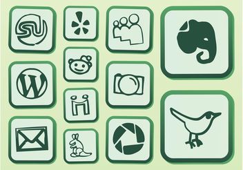 Vector Website Icons - Free vector #141203