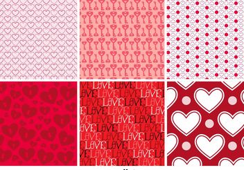 Love Background Patterns - бесплатный vector #141323