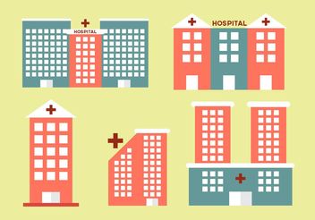 Hospital buildings - Kostenloses vector #141833