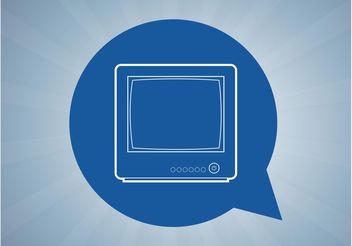 Television Icon - бесплатный vector #142603