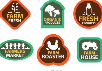 Vector Farmers Logo Icons - vector gratuit #142843 