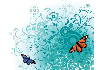 Free Butterfly Vector Art - vector #143073 gratis