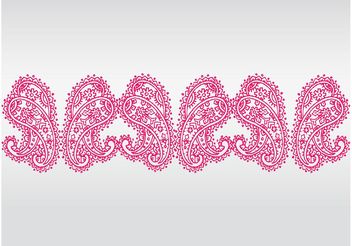 Pink Lace Vector - Free vector #143173