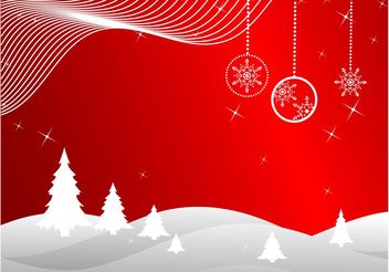 Christmas Background Vector - Free vector #143303