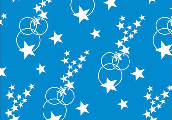 Stars And Circles Pattern - vector gratuit #144033 
