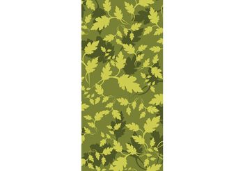 Leaves Camouflage Pattern - Free vector #146253