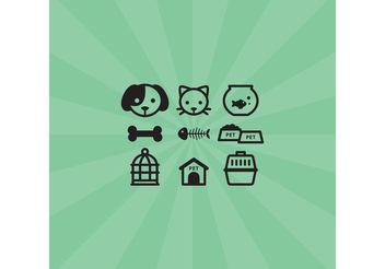Pet Icons - Free vector #147343