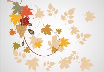 Autumn Background Image - Free vector #147883