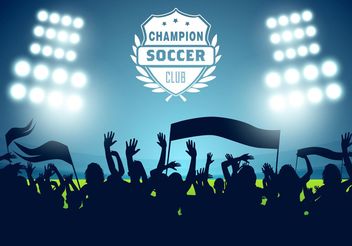 Free Soccer Football Poster Vector - vector #148073 gratis