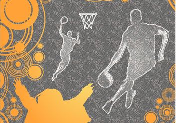Basketball Background Vector - vector #148373 gratis
