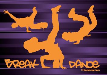 Breakdancing - Free vector #148693