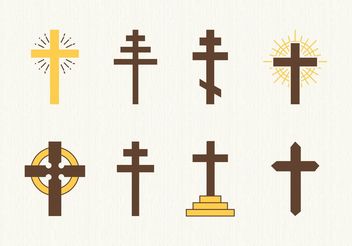 Free Christian Crosses Vector - Kostenloses vector #149513