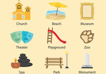 Recreation And Tourism Vectors - Free vector #149733
