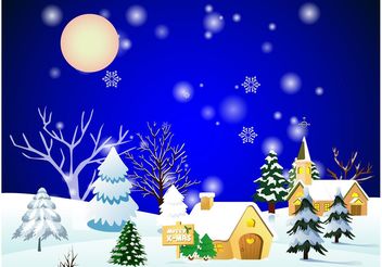 Christmas Town - Free vector #149913