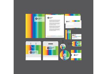 Rainbow Company Profile Template - Kostenloses vector #151863
