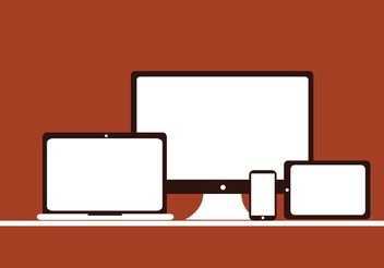 Free Vector of Digital Devices - Free vector #153653