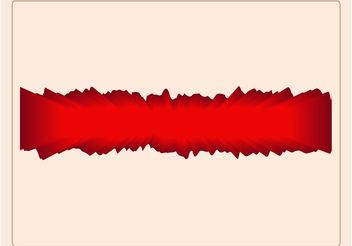Red Abstract Label - vector gratuit #154693 