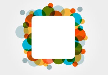 Colorful Circle Celebration Vector Background - vector #154733 gratis