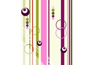 Abstract Greeting Card - vector gratuit #154753 