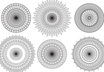 Circle Indian Vector Designs - vector #154913 gratis