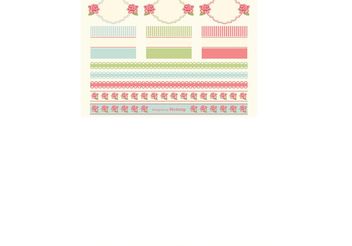Shabby Chic Design Elements - Free vector #155373