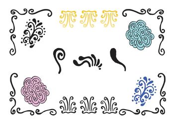 Free Swirly Lines Vector Series - Free vector #156733