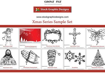 Xmas Series Sample Set - vector gratuit #156953 