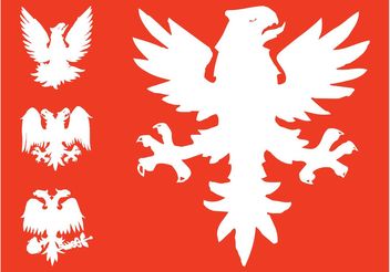 Heraldic Eagles Graphics - бесплатный vector #157793