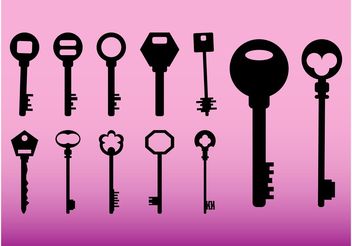 Keys Icons - Free vector #159053