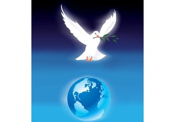 World Peace Poster - бесплатный vector #159873