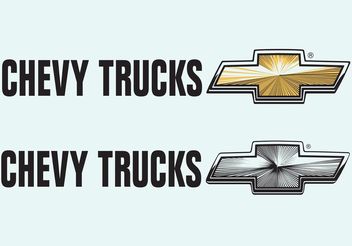 Chevrolet Trucks - Kostenloses vector #161313