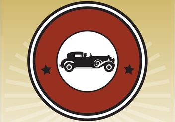 Vintage Car Icon - vector gratuit #161363 