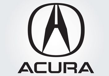 Honda Acura Logo - vector gratuit #161493 