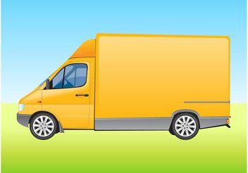 Delivery Van - vector gratuit #161943 