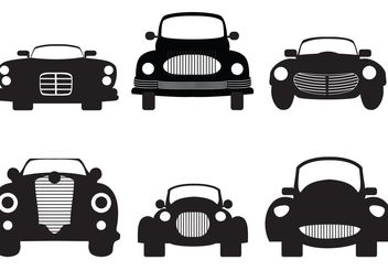 Classic Car Silhouette - Free vector #162033