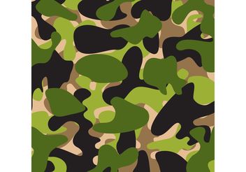 Camouflage Vector Pattern - vector gratuit #162543 