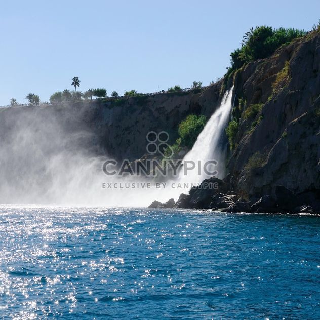 Landscape with waterfall in Antalya - бесплатный image #186293