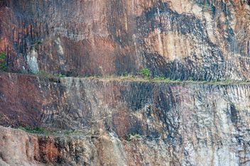 Texture of brown rock closeup - бесплатный image #186593