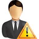 Business User Warning - icon gratuit #190803 